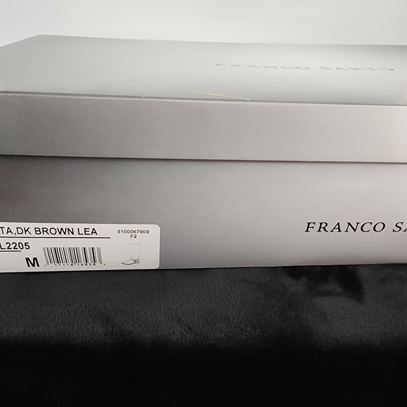 Franco Sarto Brown Heeled Boots - Picture 6 of 6